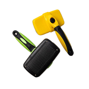 Selbstreinigende, umweltfreundliche und sichere Tierhaarbürste aus Edelstahl – Massage- und Pflegewerkzeug für Hunde und Katzen gegen Fellwechsel - Product Image 4