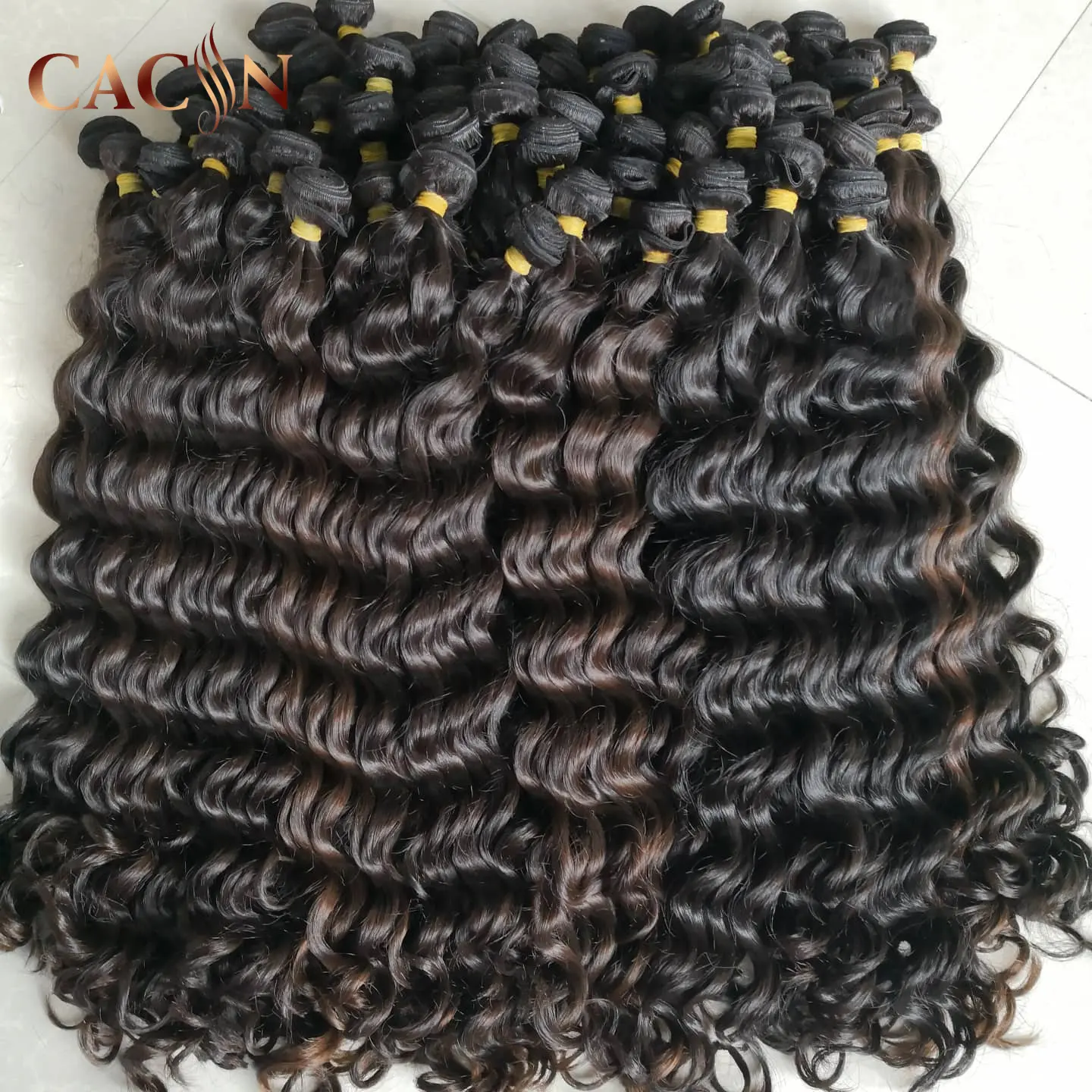 Cacin Real 12 a virgin hair, raw indian hair bulk unprocessed,100% Human Raw Unprocessed Virgin Hair