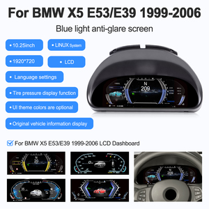 Panel de Instrumentos Digital para Automóvil con Pantalla LCD de 10.25 Pulgadas, Velocímetro, Tacómetro para BMW E53 X5 Serie 5 E39 1999-2006 - Product Image 2