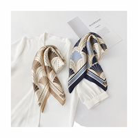 Écharpe carrée en soie personnalisée 90x90cm, foulards en soie imprimés, usine OEM, vente en gros, design personnalisé, marques, emballage, B2B OEM