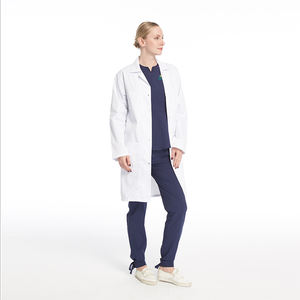 Manteau de laboratoire blanc personnalisé, Robe de travail médical, robes longues, uniforme, hôpital, pharmacie, clinique, personnel, vêtements de travail - Product Image 2