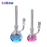 Loikaw Lab 25ml 50ml Pycnomètre en verre Pycnomètre de laboratoire à gravité spécifique avec thermomètre