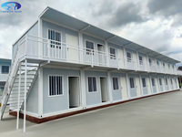 Structure en acier durable de cabine modulaire faite en usine de conteneur pour le logement de chantier