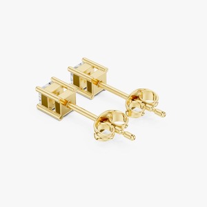 Pendientes de Diamantes Modernos Fabricados en India para Mujer, con Diseño Simple y Elegante, para Joyería de Moda Diaria, en Venta - Product Image 3