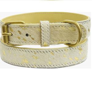 Collares de cuero con cuentas negras de la mejor calidad del fabricante indio, suministros de entrenamiento de estilo de lujo para perros, sólidos y sostenibles - Product Image 4