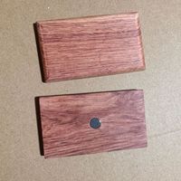 Clip diffuseur de parfum de voiture en bois massif de luxe, design minimaliste moderne, pour diffusion discrète de parfum naturel