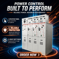 Armoire de distribution extérieure antidéflagrante moyenne et haute tension AC 200A en acier et aluminium, panneau de commande 10kV, IP67