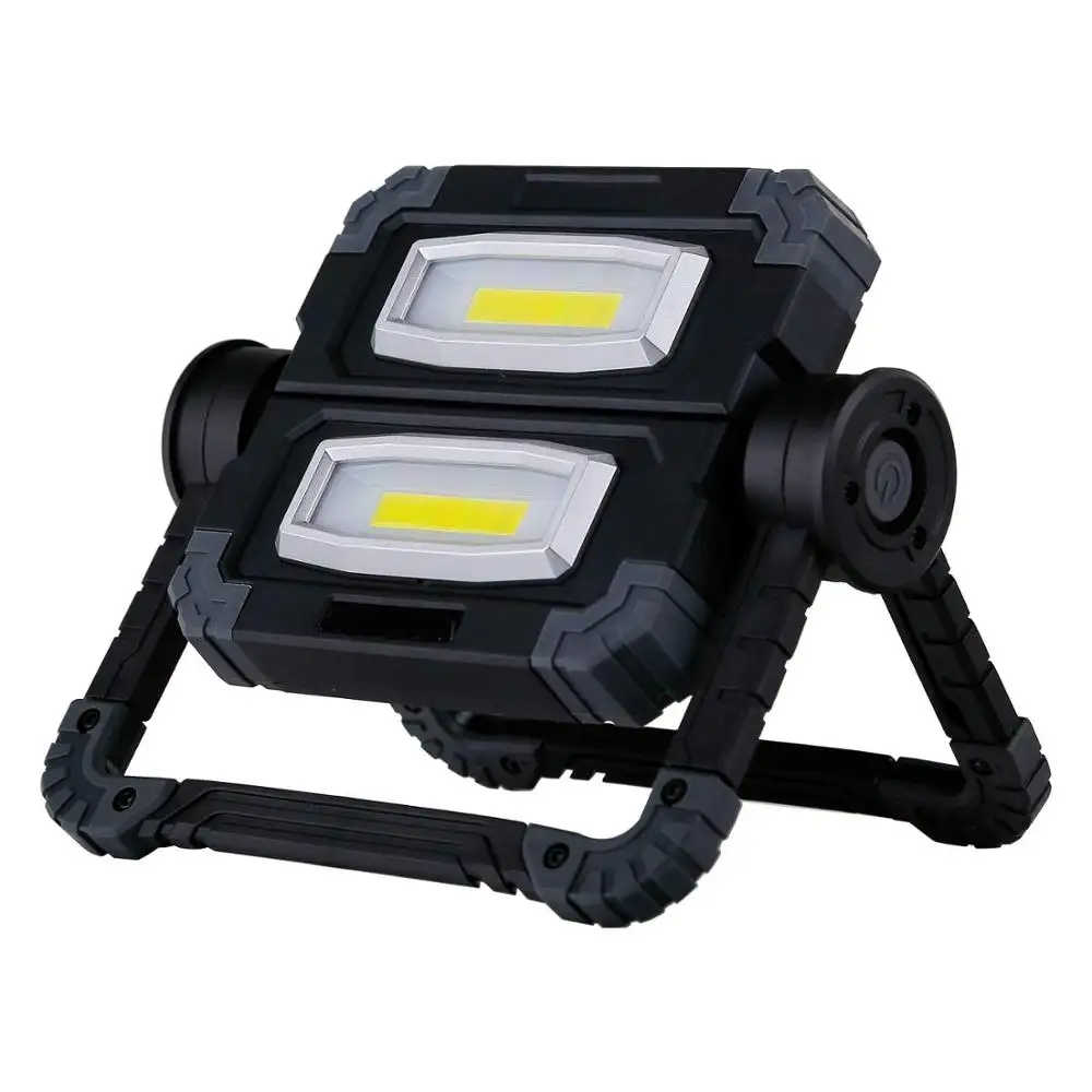 Portable Outdoor 20w Battery Powered Cob Work Lamp Waterproof And Durable 360 Degree Rotating LED Work Light