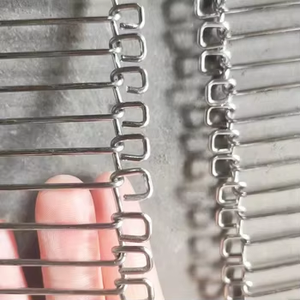 Mendukung sabuk konveyor kawat baja tahan karat kustom sabuk konveyor penyortir Blueberry untuk lapisan coklat di pabrik makanan - Product Image 6