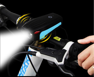 AT Vendita Calda: <span class=keywords><strong>Luce</strong></span> per Bicicletta con Altoparlante Potente, Impermeabile, Ricaricabile USB, <span class=keywords><strong>Luce</strong></span> Elettrica per Bici - Product Image 5
