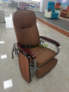 Chaise <span class=keywords><strong>de</strong></span> transfusion électrique luxueuse et confortable pour hôpital, réglable, pliable, avec panier et <span class=keywords><strong>table</strong></span> repas intégrée - Product Image 6