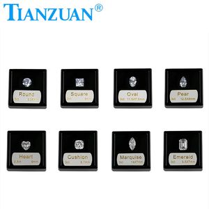 Cubic Zirconia CZ master Diamond test werkzeug 8 Shapes <span class=keywords><strong>Carat</strong></span> Size Master Stones 0.5 ct -3 ct - Product Image 4