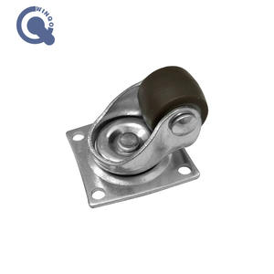 Petite Roue Rueda 15 mm 0.5 Pouces Roulettes <span class=keywords><strong>Roulette</strong></span> De Meubles Plaque Pivotante TPR <span class=keywords><strong>Roulette</strong></span> - Product Image 2