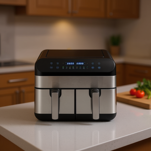 Friggitrice ad Aria Ace Snown 9L 1800W con Touchscreen, Certificata ETL, Modello da Banco RA920DS, Acciaio Inossidabile Nero - Product Image 2