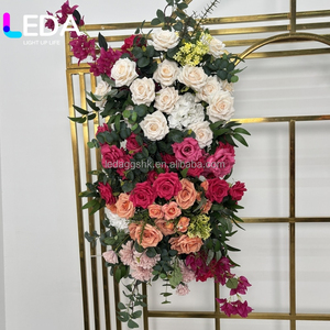 ฉากหลังขนาดเล็ก LEDA ตกแต่งด้วยดอกไม้ประดิษฐ์จากผ้าไหม สำหรับตกแต่งงานแต่งงานและงานอีเว้นท์ - Product Image 2
