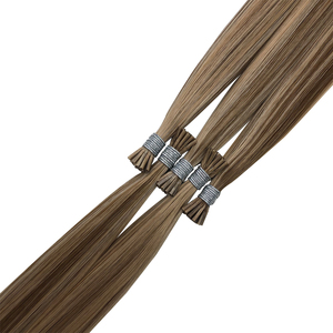 Extensions de <span class=keywords><strong>cheveux</strong></span> européennes en gros, haute qualité, blond glace balayage, I-Tip, teintes, vierges, brutes, super double drawn, trame simple - Product Image 5