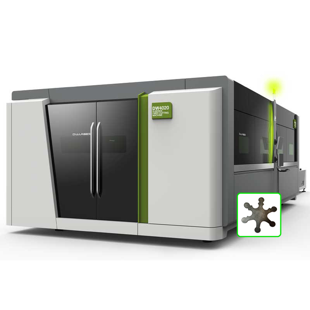 Fiber Laser Cutting Machine with Cover Ande Double Bed 1000w 2000w 3000w