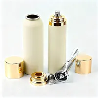 Bouteille de parfum en aluminium recyclable de haute qualité avec impression sur soie personnalisée, 90 ml, 200 ml, 300 ml, pour huile essentielle et produits de beauté