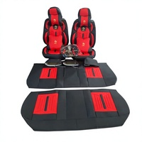 Housses de siège de voiture en cuir de luxe taille universelle, ensemble complet, pour Mercedes Benz Classe S, toutes saisons