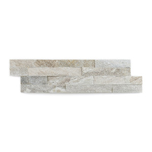 Muretto in Quarzo Bone 15x55 cm 25 mm Finitura Opaca Bordi Irregolari Piastrella in Pietra Naturale - Product Image 4