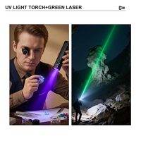 Asafee X730 Lampe torche LED multifonctionnelle EDC UV, petite lampe torche en alliage d'aluminium, 1000LM, puissante, magnétique, étanche IP65, rechargeable