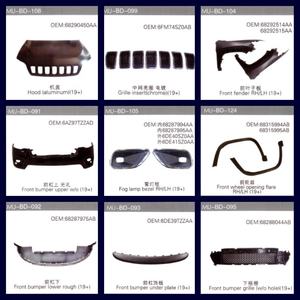 Parachoques delantero MUSUHA inferior para <span class=keywords><strong>Jeep</strong></span> <span class=keywords><strong>Cherokee</strong></span> cubierta de parachoques delantero inferior 2014 2015 2016 2017 <span class=keywords><strong>2018</strong></span> cubierta de parachoques delantero OEM 68203213AB - Product Image 5