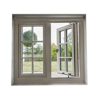 Ventana Abatible de PVC con Doble Acristalamiento Insonorizado y Vidrio Templado, Estándar Europeo, Garantía de 10 Años, Proveedores de China