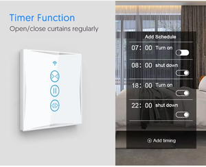 Interrupteur de <span class=keywords><strong>Rideau</strong></span> Tuya WiFi LangYeao EU UK pour Moteur de <span class=keywords><strong>Rideau</strong></span> Électrique Store et Volet Roulant avec Télécommande Google et Alexa - Product Image 3