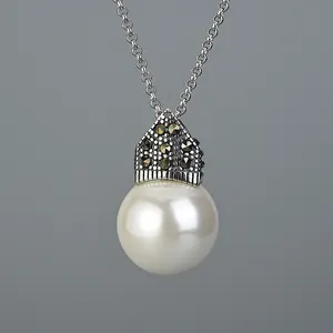 Женское ожерелье с натуральным пресноводным жемчугом, 2024
