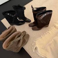 Bottes longues pour femmes, bottines moto et biker, chaussures femme, vente en gros