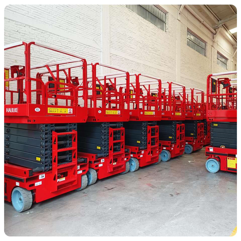 Ali 20ft 40ft Full Electric Hydraulic Scissor Lift Self-Propelled Model ...