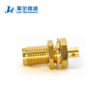 Conector de Cable Coaxial SMA-KYB2 de 50 Ohmios DC-6GHz LE280/RG405/1671A, Tipo SMA Hembra, Accesorios de Latón Chapado en Oro para RF