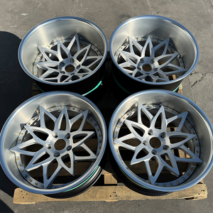 Giá rẻ ba mảnh giả mạo Hợp kim nhôm bánh xe Trọng lượng nhẹ hành khách xe vành cho xe tái trang bị - Product Image 5