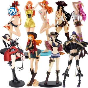 12-27cm Anime OP Figures Nami Boa Hancock Nico Robin Vivi Pudding Reiju Bonney PVC Action Figure Collection Modèle Jouet