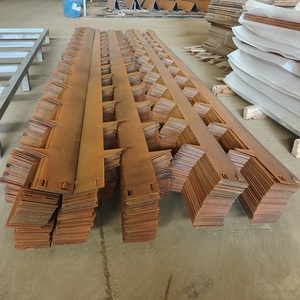 Bordatura per Giardino in Acciaio Corten Rosso Ruggine 2026, Spedizione Veloce, Facile Installazione, Dimensioni Personalizzabili per Esterni, Design Paesaggistico Moderno - Product Image 2