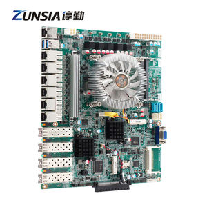 Pfsense เครือข่ายอุปกรณ์ไฟร์วอลล์ 1U แร็คเซิร์ฟเวอร์ LGA 1151 เมนบอร์ด DDR4 4 * SFP H110 <span class=keywords><strong>C236</strong></span> 6Nic อุตสาหกรรมเมนบอร์ด - Product Image 5