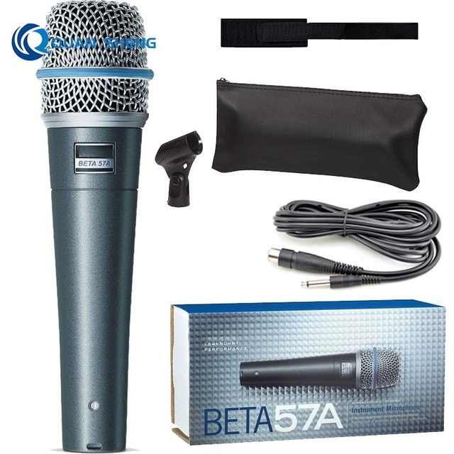 Professional Wired Dynamic Vocal Metal Handheld Microphone Beta57A for Live Stage Performance Karaoke Singing Church