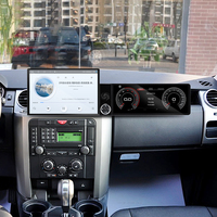 Écran ZWNAV 13,1"+12,3" pour Land Rover Discovery 3 2004-2009 Android 15 Carplay DSP GPS Navi Autoradio Stéréo 4G WiFi OEM