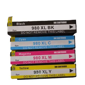 Kompatible Tinten patrone Nr. 980 , D8J10A, 980XL Tinte für HP Tinten strahl drucker X555, X585