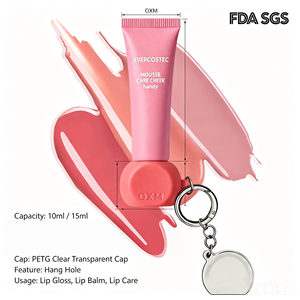Tubo de Bálsamo Labial Personalizado de Fábrica de 10 ml y 15 ml, Tubo Exprimible Cosmético Vacío para Brillo Labial - Product Image 2