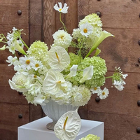 Boules de fleurs artificielles de haute qualité (hortensias et roses) pour décorations de bar, arrangements de mariage et centres de table
