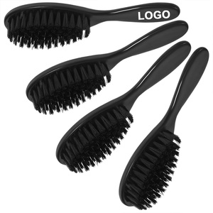 Brosse à barbe personnalisée avec logo, brosse à cheveux pour hommes, accessoires de coupe de cheveux, outils de nettoyage du visage, peigne à barbe, outil pour cheveux, peigne en plastique - Product Image 1