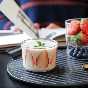 250ml High Borosilicate <strong>Glass</strong> Dessert Cups Heat Resistant <strong>Glass</strong> Pudding Cups Microwave Safe <strong>Glass</strong> <strong>Ramekins</strong> for Baking - Product Image 5