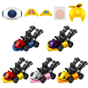 Juguete de Bloques de Construcción Educativos para Niños, Figuras de Mario, Yoshi, <span class=keywords><strong>Luigi</strong></span> y la Princesa <span class=keywords><strong>Peach</strong></span>, de la Película de Dibujos Animados, de Plástico Coleccionable - Product Image 6