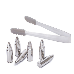 Hình Dạng Viên Đạn Không Gỉ Whisky Rock Thép Không Gỉ Kim Loại Ice Cube - Product Image 5