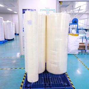 Rouleau de <span class=keywords><strong>tissu</strong></span> non tissé Spunlace en viscose, polyester, coton, bambou, lyocell, fibre végétale de banane, personnalisable en poids et en matière - Product Image 5