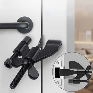 Cerradura de Seguridad para Puerta de Baño de Aleación de Zinc para Mayor Seguridad y Privacidad, Diseño Portátil - Product Image 6