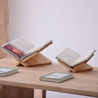 Support de lecture en bois pour bureau, présentoir de livres, style moderne et simple, décoration de la maison, ornement de bureau, étagère de lecture pour étudiants