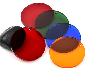 Tùy Chỉnh Cắt Để Kích Thước 2.5 ''Laser Cắt Vòng Acrylic Đĩa Lucite Màu Vật Liệu Tấm Màu Acrylic Đĩa Giáng Sinh Trang Trí - Product Image 4