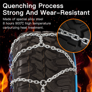 Bohu 유니버설 겨울 타이어 스노우 체인 비상 케이블 트럭 타이어 스트랩 눈 조건을위한 효과적인 견인 - Product Image 3